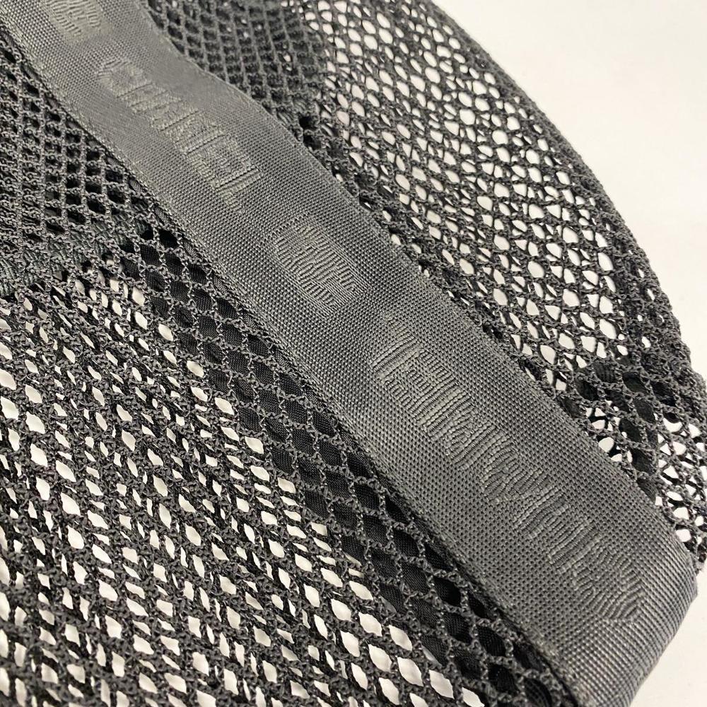 Chanel Sports Mesh Nylon Tote Bag Black - Picture 8 of 10